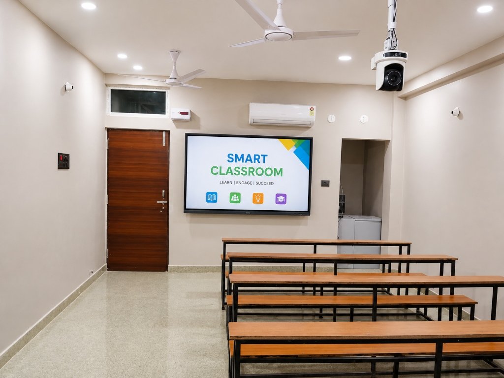 Smart digital classroom for NEET coaching students in Patna